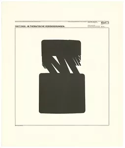 1972 Wolfgang Weingart Letterpress POSTER SA 65 Basilea tipo grafico svizzero design - Foto 1 di 5