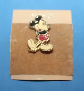 Nice Vintage Disney Mickey Mouse Hands Behind Back Hinge Back Pin 1 1/4" - Picture 1 of 1