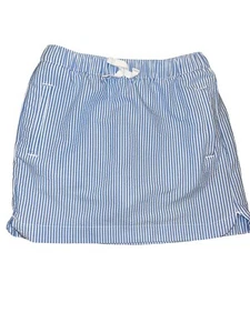Girl Kids Magellan Outdoors seersucker Fish Gear Skort Blue White Size 7 Small - Picture 1 of 2