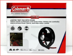 Coleman CPX-6 LED LIGHT TENT FAN - 99 Lumens - 30 Hours - Stand or Hanger🌟NEW🌟 - Picture 1 of 8