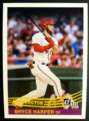 Bryce Harper Washington Nationals Phillies 2018 Panini #270 Baseball Card - Image 1 of 2
