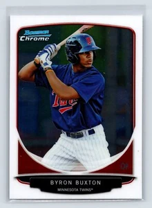 Byron Buxton 2013 Bowman #BCP1 Chrome Prospects Minnesota Twins 1-2 - Foto 1 di 2