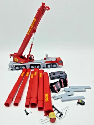 Autogru Liebherr Ltm 1300-6.2 Rosso H0 1/87 Herpa 317429 - Immagine 1 di 4