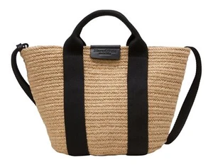 Marc O'Polo Meria Shopper S Handtasche Tasche Black hellbraun schwarz Neu - Bild 1 von 4