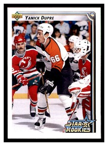1992-93 Upper Deck  #421b YANICK DUPRE Philadelphia Flyers ~D6C