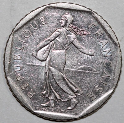 Francia 1982 2 Francos El Sembrador de Semillas - Moneda Extranjera 26,5mm Foto 1 de 2