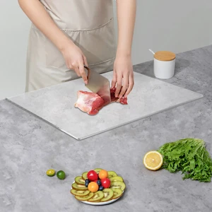 Kitchen Acrylic Chopping Board Clear Chopping Board Clear Countertop Board 2pcs - Picture 1 of 17