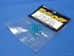 (Take Off TS-305LB) M3x14 Alum Hex Socket Cap Screw 4pcs L.Blue Made in Japan - Picture 1 of 1