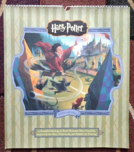 Harry Potter 2005 Mary GrandPre calendario ilustrado/de gran tamaño/16 x 18" - Imagen 1 de 5