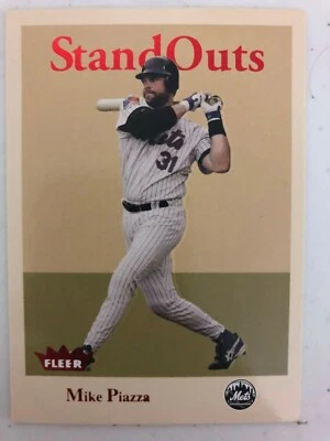 2005 Fleer Tradition Standouts #7 of 15 SO-MP Mike Piazza - NY Mets - Image 1 of 2