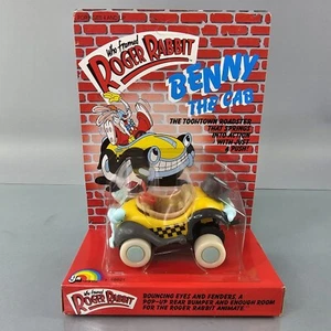 Roger Rabbit BENNY THE CAB Roadster Figure Toontown Vintage LJN 1988 NICE NEW - Picture 1 of 16