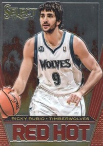 2013-14 Select Basketball Red Hot #10 Ricky Rubio