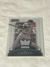 2005 Bowman Sterling Oakland Athletics Eric Chavez Jersey Relic! 