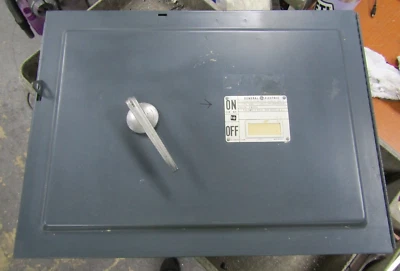 💥GE GENERAL ELECTRIC 600 AMP INTERRUPTOR FUSIBLE 3 POLOS 600 VAC QMR366 Foto 1 de 4