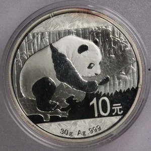 2016 China 10 Yuan .999 Silver Panda Round - Picture 1 of 2