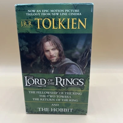 JRR.Tolkien The Lord Of The Rings & The Hobbit 4 book Paperback Box Set Vintage - Image 1 of 4