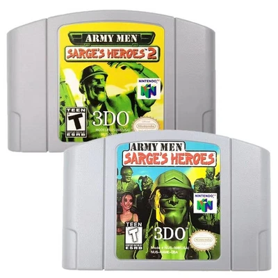 Видеоигра Army Men Sarge's Heroes для консоли Nintendo 64 американская версия - Изображение 1 из 4
