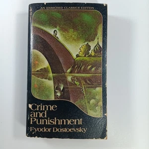 Crime And Punishment ( Scarce 1973 Paperback Book) Novel By Fyodor Dostoevsky - Foto 1 di 4