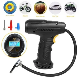 🔥LCD Elektrische Akku Luftpumpe Auto Fahrrad Reifen Druckluft Kompressor 150PSI - Bild 1 von 14