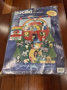 Bucilla 83985 Christmas At The Ark Felt Applique Advent Calendar Kit Sealed - Picture 1 of 7