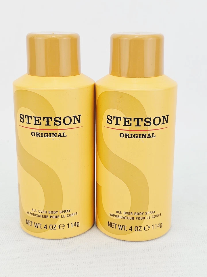 Stetson Original All Over Men Body Spray 4 OZ Lote de 2 Foto 1 de 4