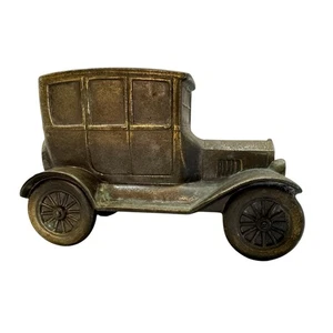Messing Metall Ford Modell T Auto Münze Sparschwein First National Bank Gatlinburg TN - Bild 1 von 10