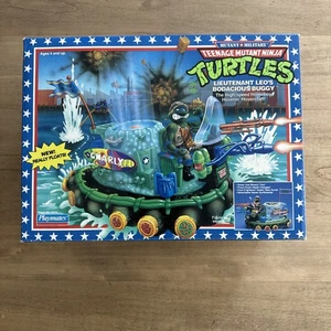 🐢 1992 TMNT Teenage Mutant Ninja Turtles Bodacious Buggy Lieutenant Leo 🐢 - Foto 1 di 6