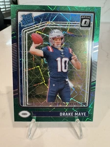 2024 Panini Donruss Optic Rated Rookie Drake Maye #229 Green Velocity (READ) - Picture 1 of 4