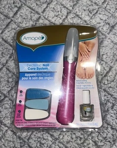 Sistema electrónico de cuidado de uñas Amope con aceite mani/pedi perfecto - Imagen 1 de 6