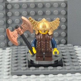 LEGO Castle Fantasy Era Warrior Dwarf Gold Helmet 852702 Battle Pack cas430