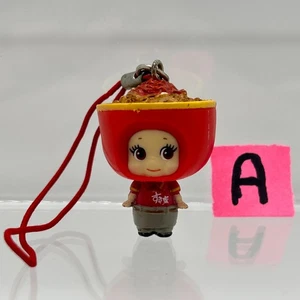 Kewpie Mini Figure Strap Charm Ramen Bowls 3" Keychain Toy Doll Japan Cute - Picture 1 of 9