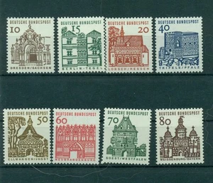 PALAZZI - OLD BUILDINGS WEST GERMANY BRD 1964/1965 Common Stamps - Picture 1 of 1