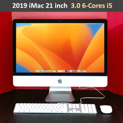 2019 iMac 21.5 4k | 3.0 GHz 6-Core i5 | 1TB PCIe + 1TB HDD | 32GB RAM| 560x 4GB - Image 1 of 3