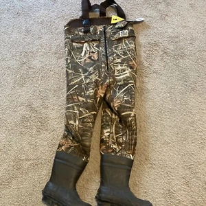 Hodgman Camo Chest Waders Thinsulate Neoprene Advantage Max-4 HD sz 7 Boot - Picture 1 of 11