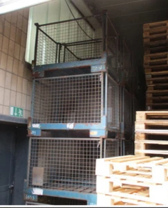 Gitterbox Europalette Stapelpalette 120x80cm klappbarer Stapel-Gitterbox - Bild 1 von 5