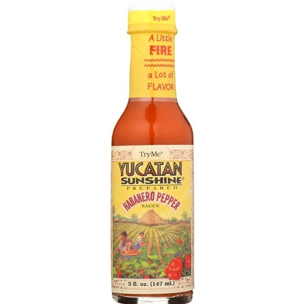Try Me Yucatan Sunshine Habanero Pepper Hot Sauce - 5 oz (Pack of 6) - Image 1 of 1