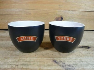 Mine and Yours Baileys Ceramic Cups - Set of Two - Picture 1 of 3