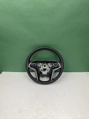 2015-2016 Cadillac SRX Black Leather Steering Wheel OEM - Image 1 of 4
