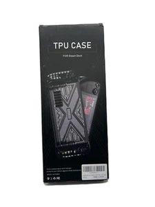 TPU Protective Black Case Cover for Steam Deck Console - Picture 1 of 5
