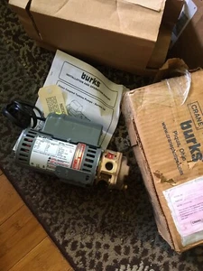 NEW Burks Turbine Pump 3CR6M-FE Bluffton Motor 115499 1/3HP 3450RPM 1ph 230v - Picture 1 of 5