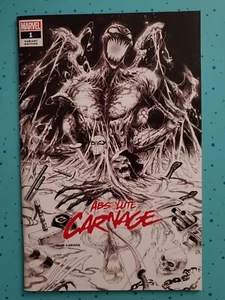 ABSOLUTE CARNAGE #1 - Tyler Kirkham Black and White Variant Edition  - Picture 1 of 3