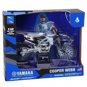 NewRay COOPER WEBB YAMAHA YZF 1:12 Die-Cast Motocross MX Juguete Modelo Bicicleta Azul - Imagen 1 de 5