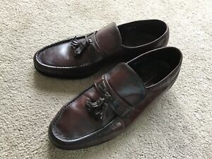 Florsheim loafers brown with tassels size 10.5, used