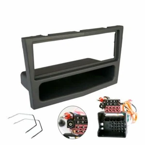 Vauxhall Grey Single DIN Car CD Stereo Radio Facia Fascia Surround Fitting Kit - Picture 1 of 5