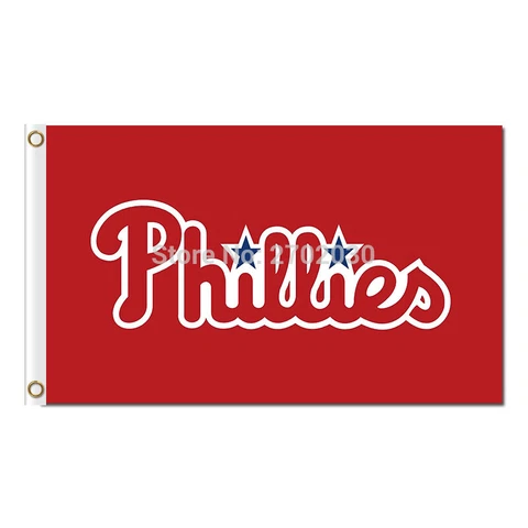 Philadelphia Phillies Flag 3x5ft Banner Polyester Baseball World Series phil004 Cover