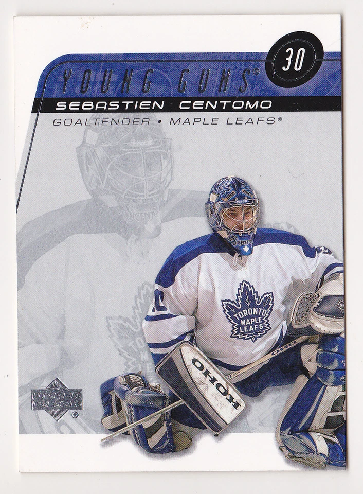 02-03 Upper Deck Sebastien Centomo Young Guns Maple Leafs 2002 - Image 1 of 1
