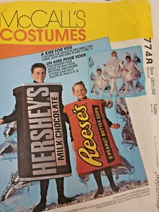 McCall's 7748 Unisex Hersheys Candy  Adult S Sewing Pattern New Envelope Damage - Picture 1 of 5