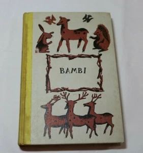 Vintage Bambi Hardcover Book by Felix Salten 1956 Junior Deluxe Edition - Bild 1 von 9