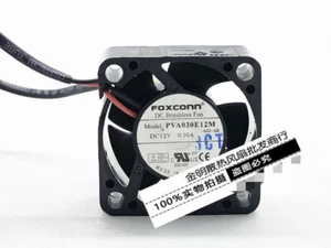 1 pcs FOXCONN 3015 3CM PVA030E12M DC12V 0.10A Ultra Quiet Cooling Fan - Picture 1 of 2