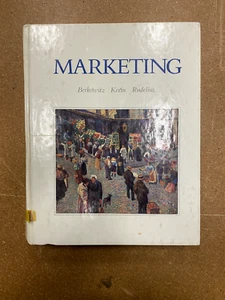 Marketing by Eric N. Berkowitz, William Rudelius, Roger A. Kerin Hardcover 1986 - Picture 1 of 3